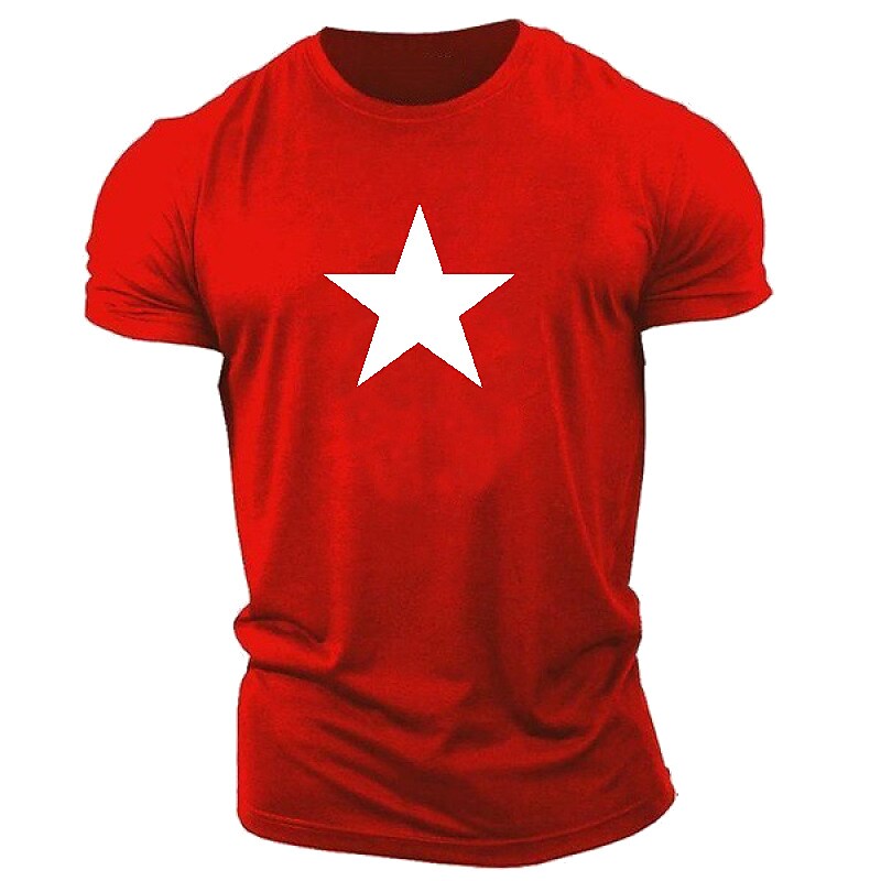 Men's Star Print T-Shirt
