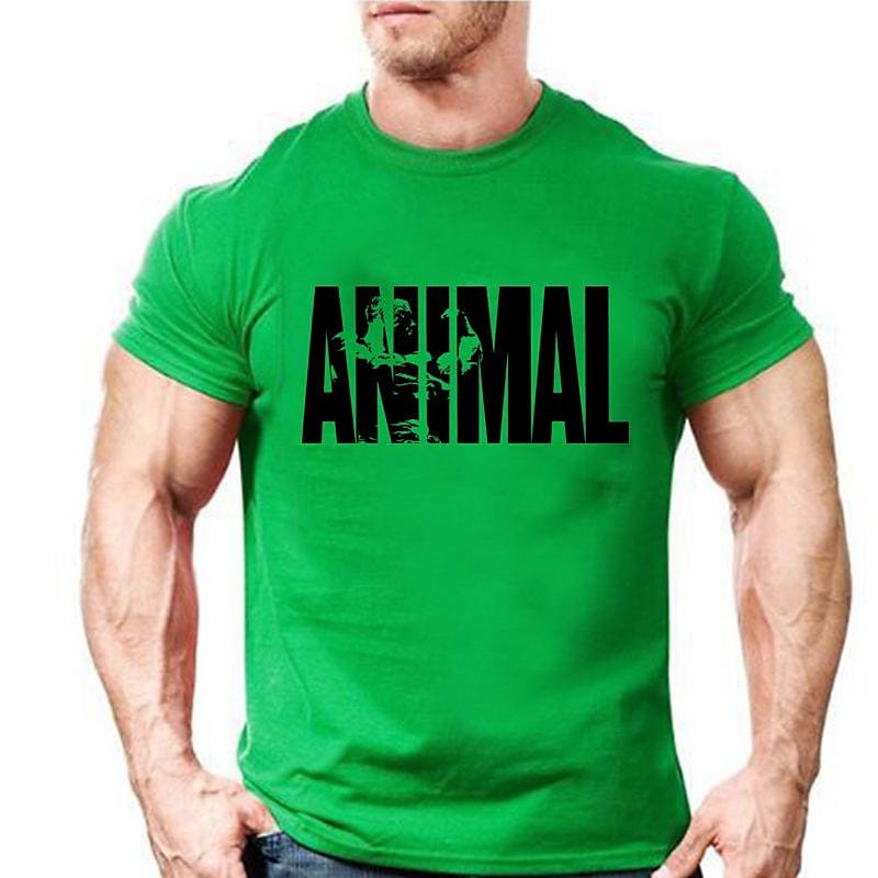 Animal Crew Neck Men's Cotton T-Shirt 