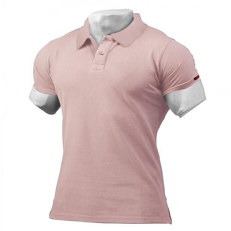 Summer lapel casual polo shirt