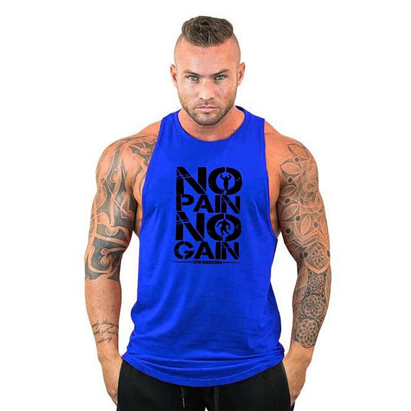 NO PAIN NO GAIN loose sports vest
