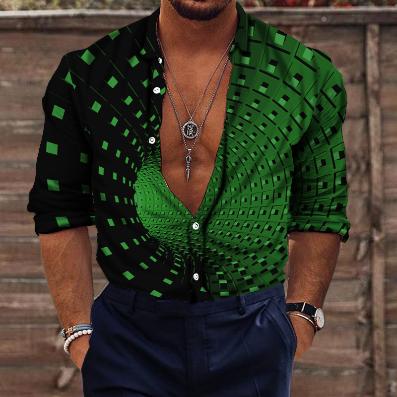 Men's shirts 3D printed tops