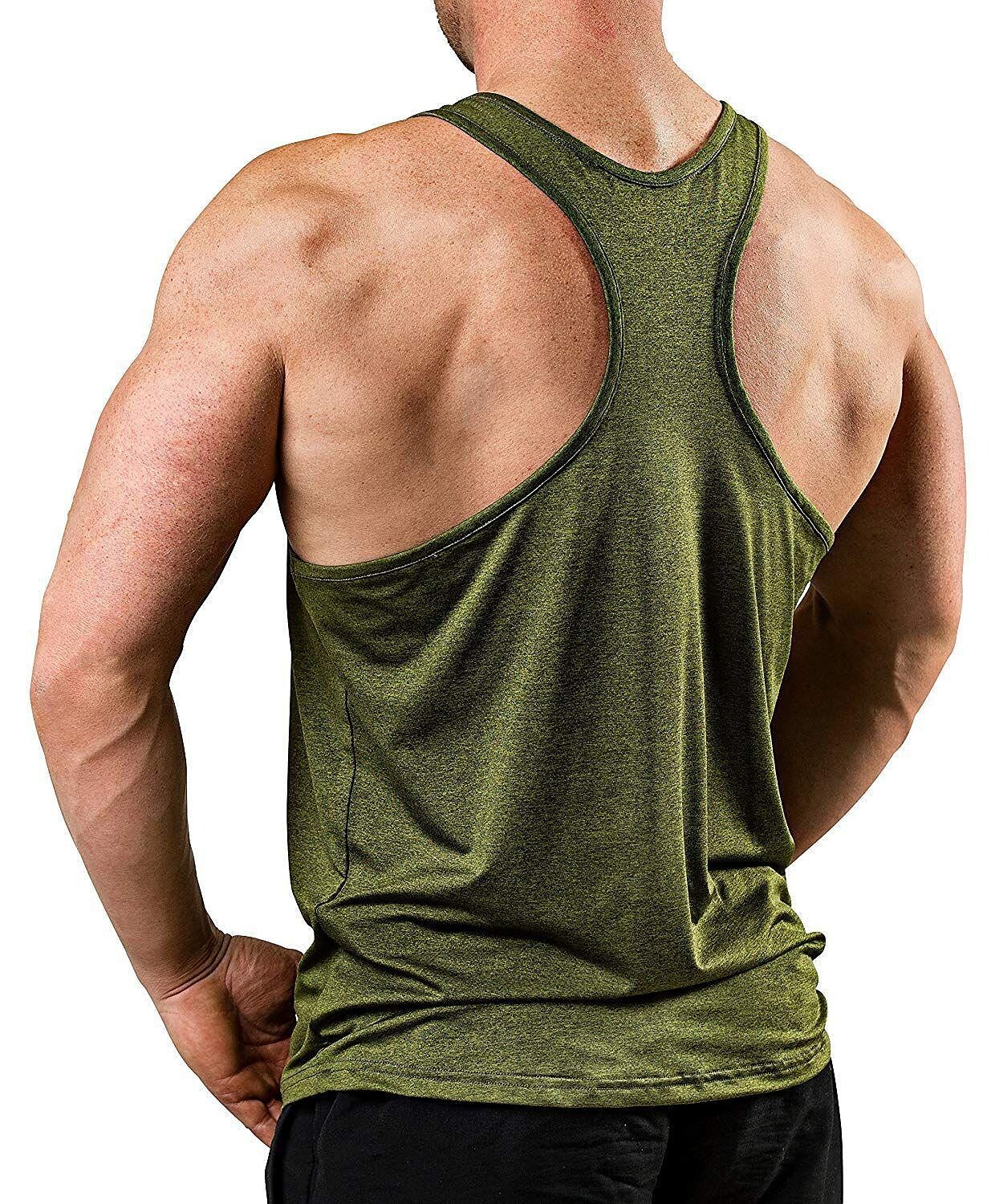 Men's Solid Color V-Neck Sleeveless Top