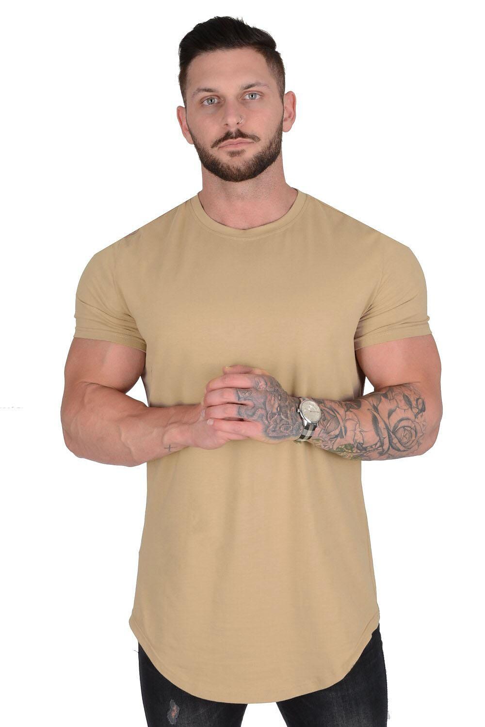 Summer Men's Sports Casual Sports Cotton Loose Short Sleeves