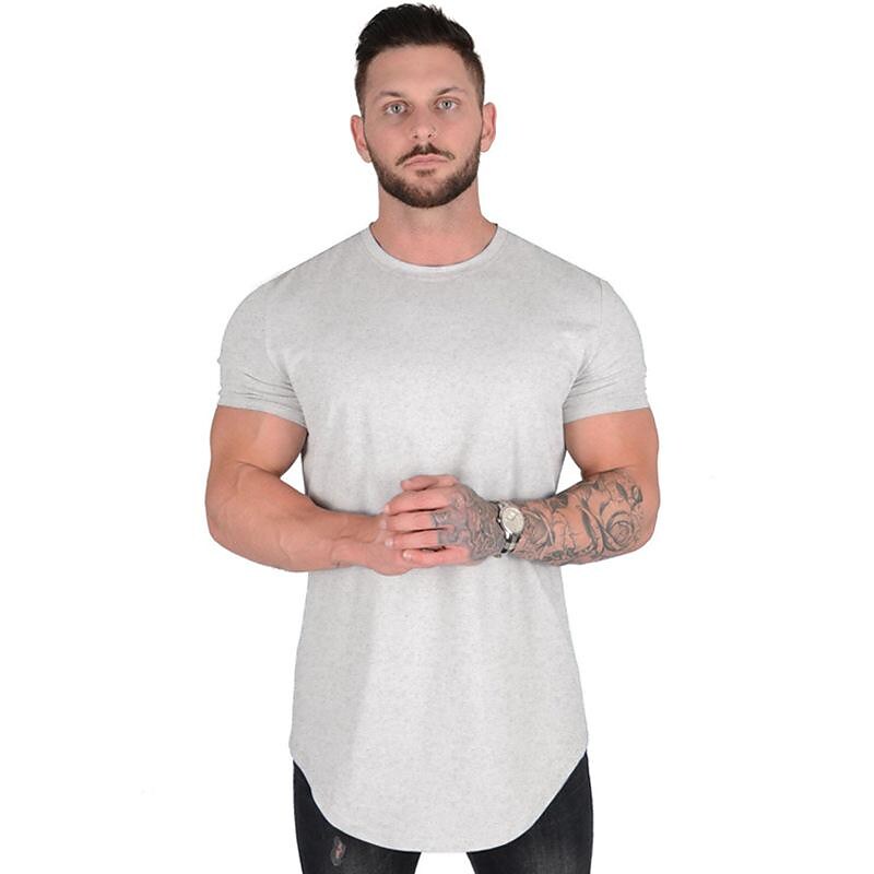 Summer Men's Sports Casual Sports Cotton Loose Short Sleeves