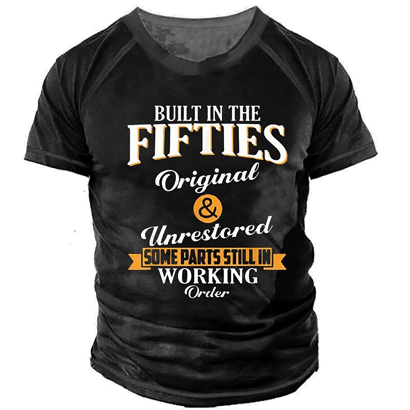 Men's Unisex T shirt Tee 3D Print Graphic Letter Crew Neck Street Daily Print Short Sleeve Tops Casual Designer Big and Tall Sports Green Black Blue