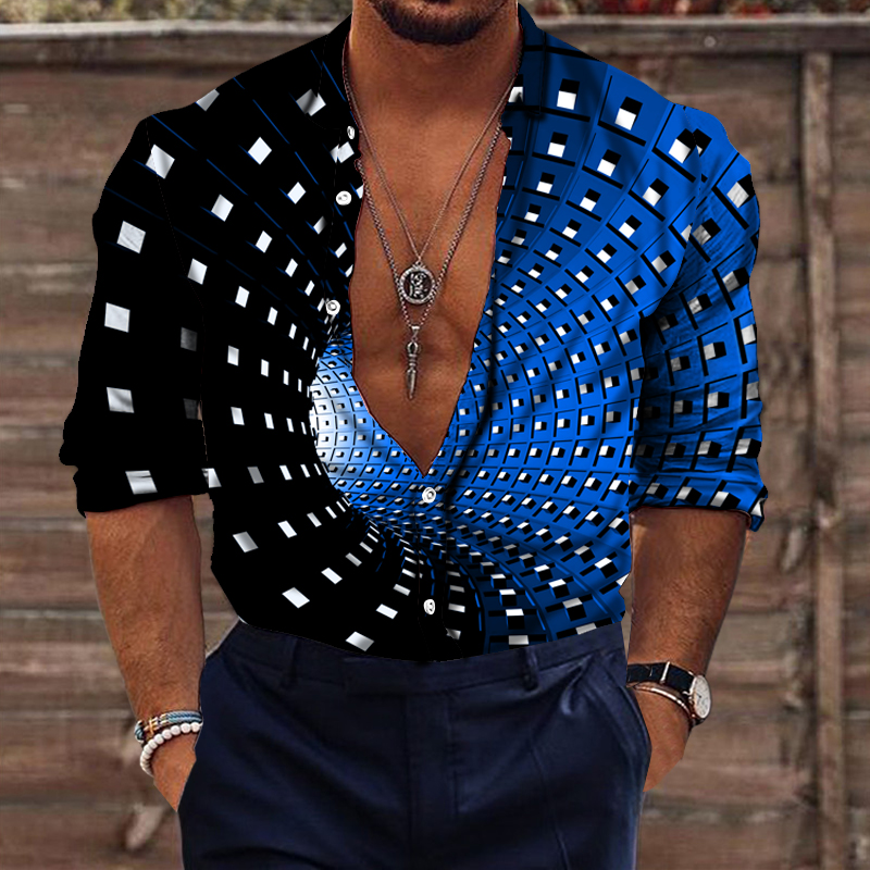 Men's shirts 3D printed tops