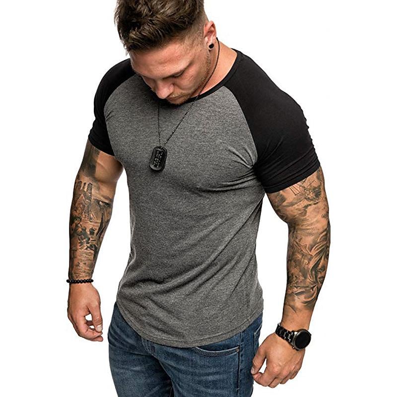 Hot sale colorblock sports t-shirt