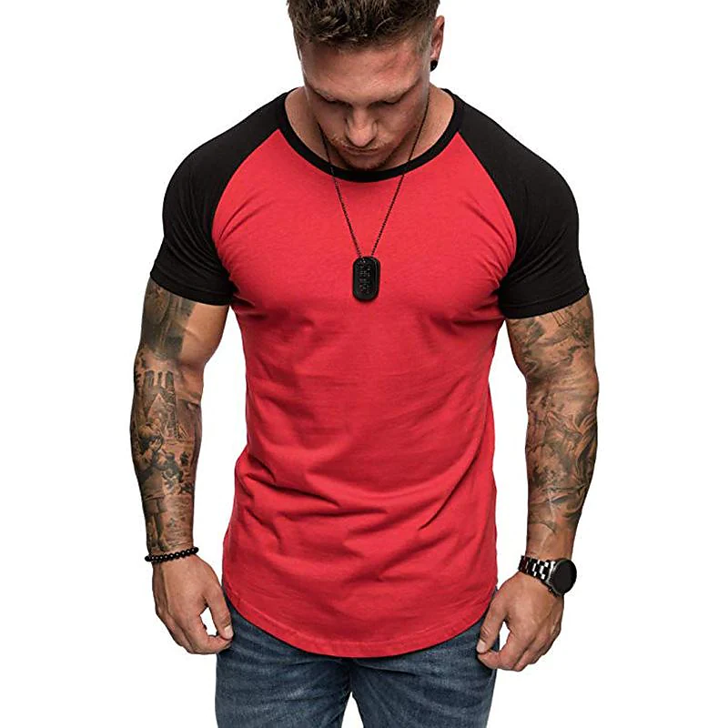Hot sale colorblock sports t-shirt