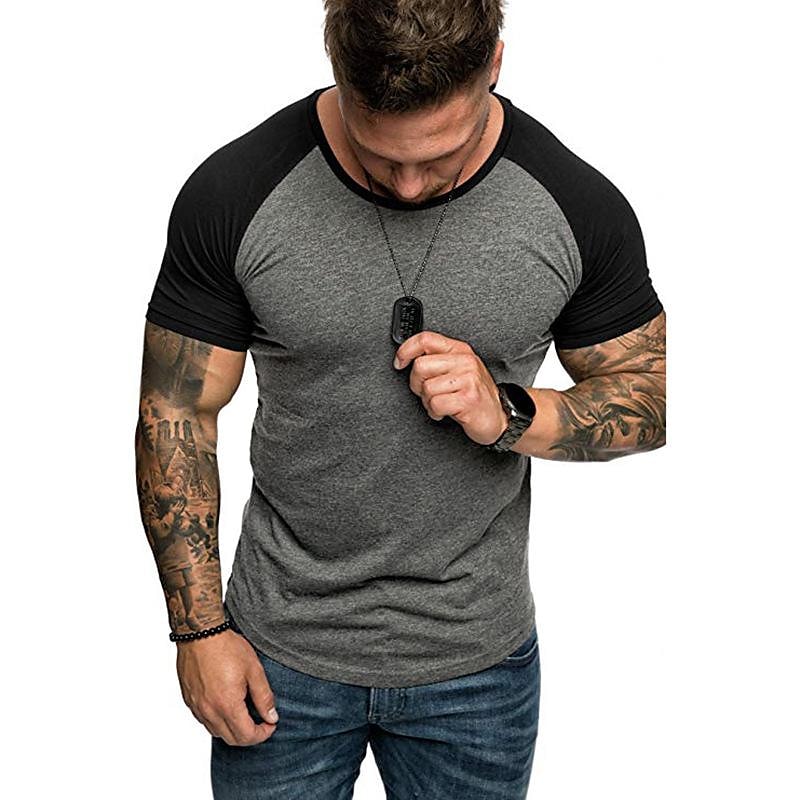 Hot sale colorblock sports t-shirt