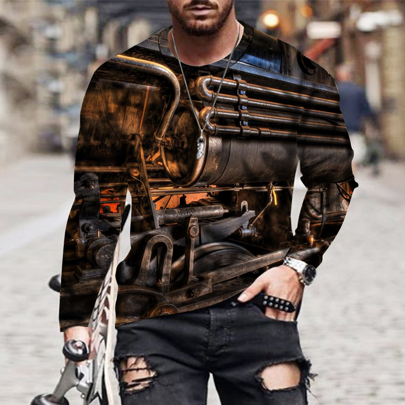 [Copy]Men's 3D Abstract Print T-Shirt