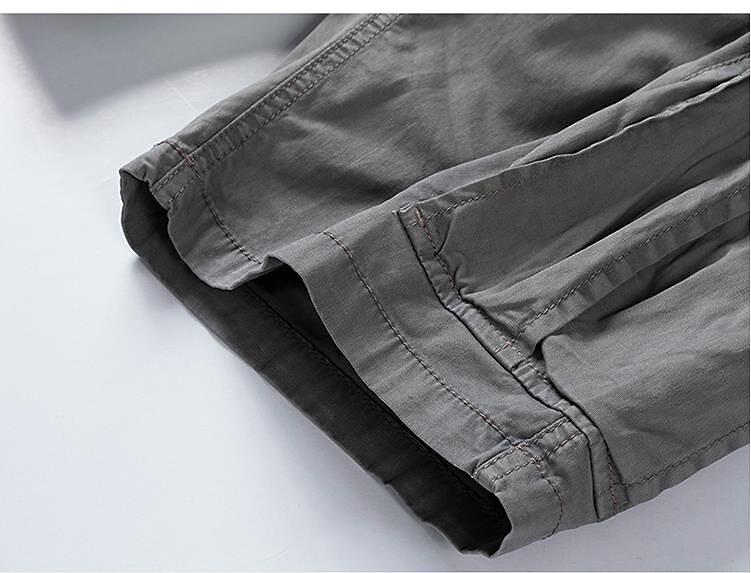 Men's  Hiking  Multi Pocket Plain Patchwork  Cargo Shorts