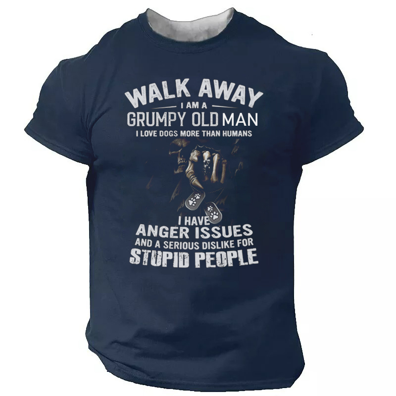 Men's Unisex T shirt Tee 3D Print Graphic Patterned Letter Crew Neck Street Daily Print Short Sleeve Tops Designer Casual Vintage Big and Tall Green Blue Gray / Summer / Summer