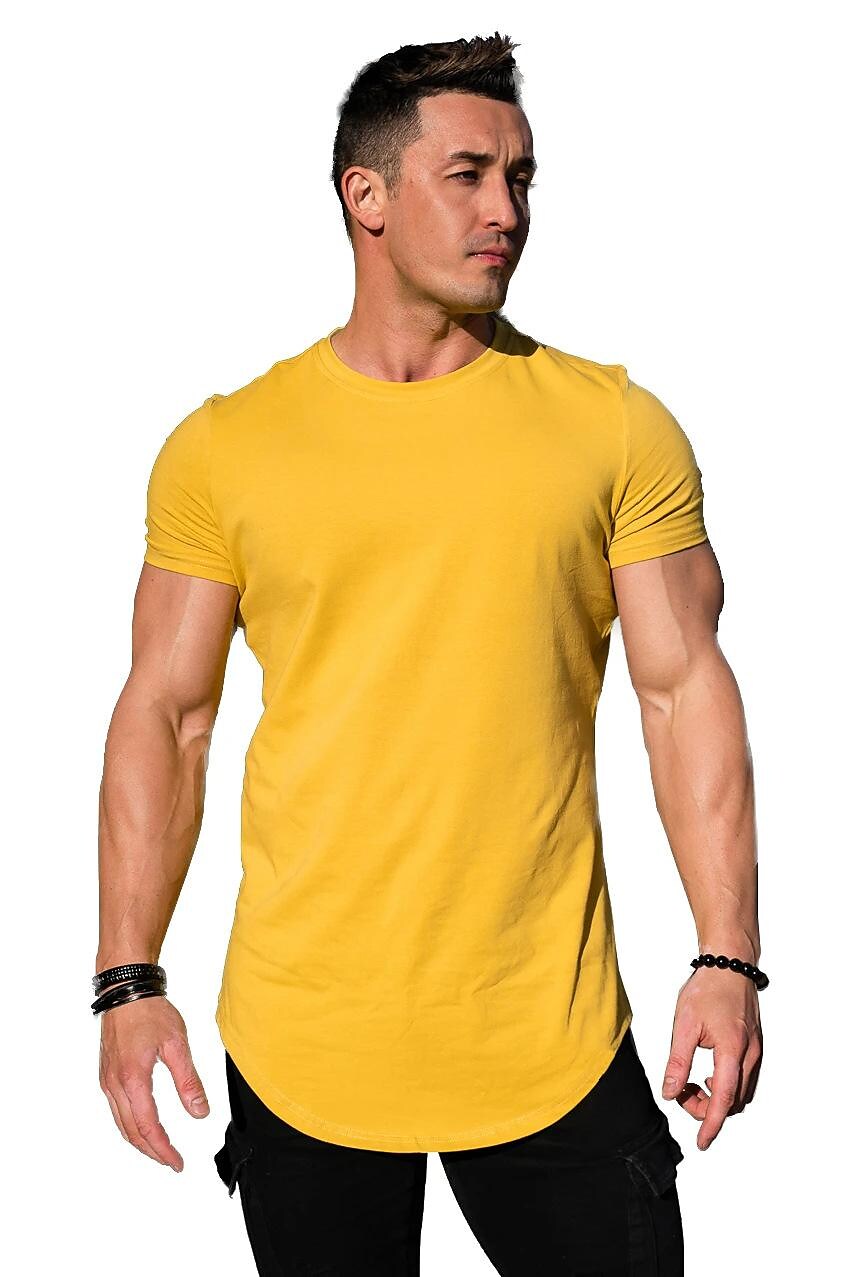 Summer Men's Sports Casual Sports Cotton Loose Short Sleeves