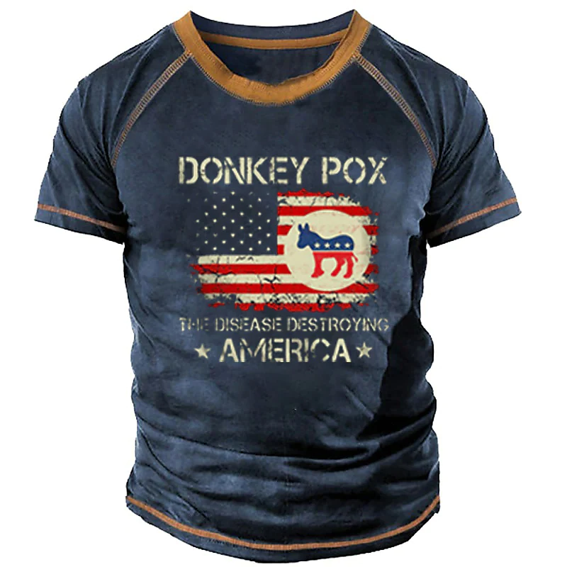 Men's T shirt Tee Graphic Patterned Plus Size Crew Neck Casual Daily Short Sleeve Tops Casual Cool Green Black Blue