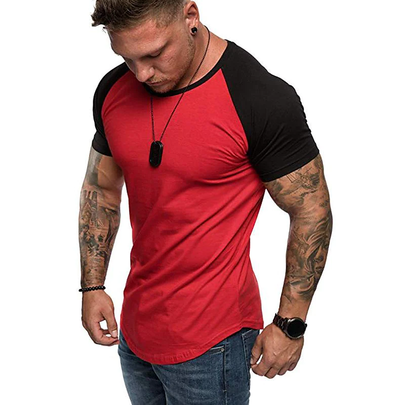Hot sale colorblock sports t-shirt