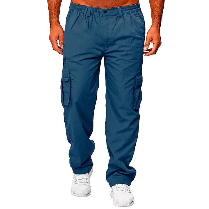 Men's Casual Trousers Chinos Pocket Full Length Pants Daily Streetwear Micro-elastic Solid Colored Outdoor Mid Waist ArmyGreen Blue Black Khaki Light Grey M L XL XXL 3XL