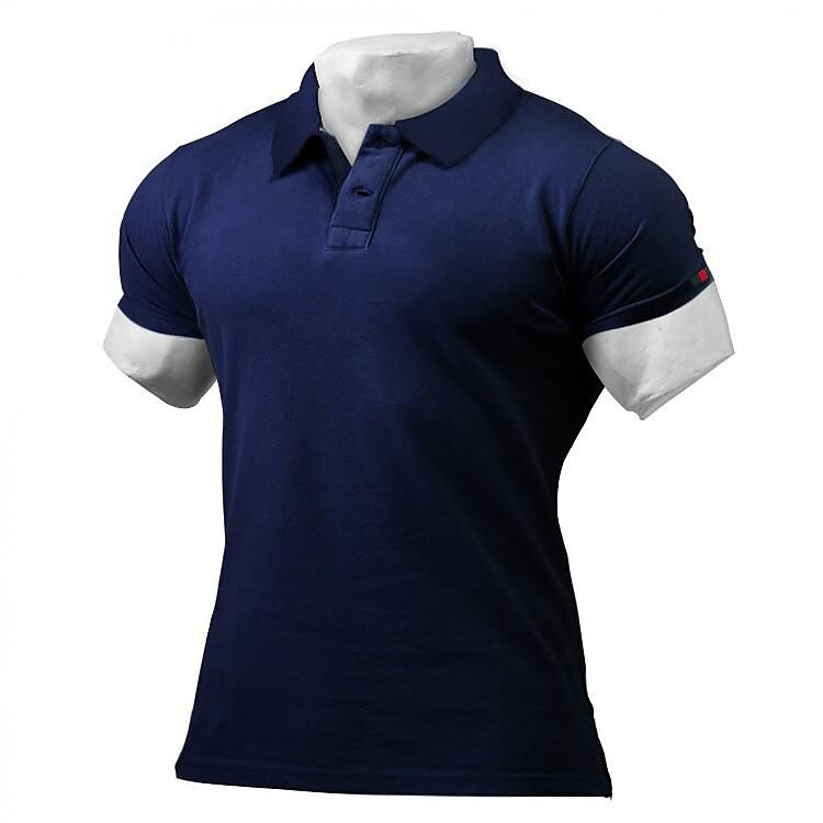 Summer lapel casual polo shirt