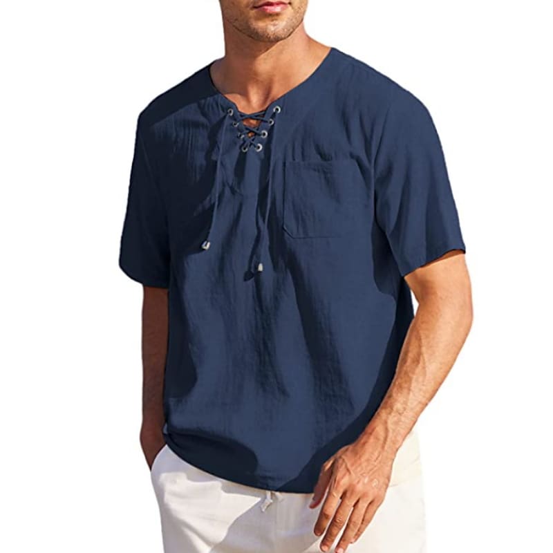 Men's Solid Crew Neck T-Shirt