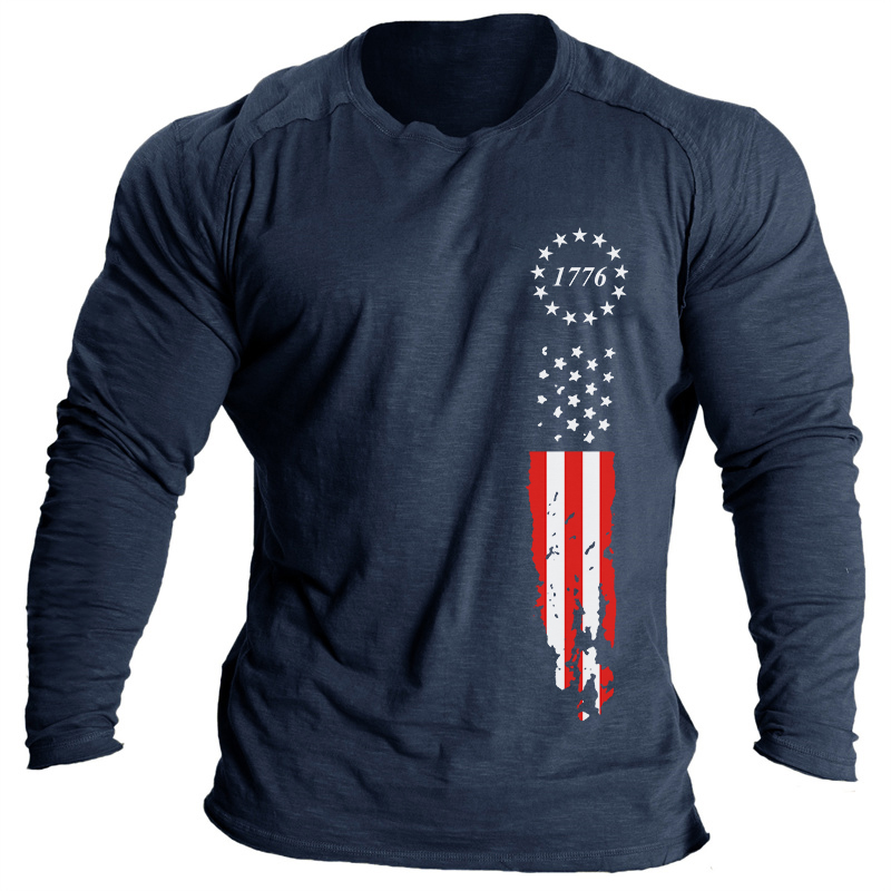 Men's T shirt Tee Graphic Crew Neck Black Blue Green Dark Gray Casual 