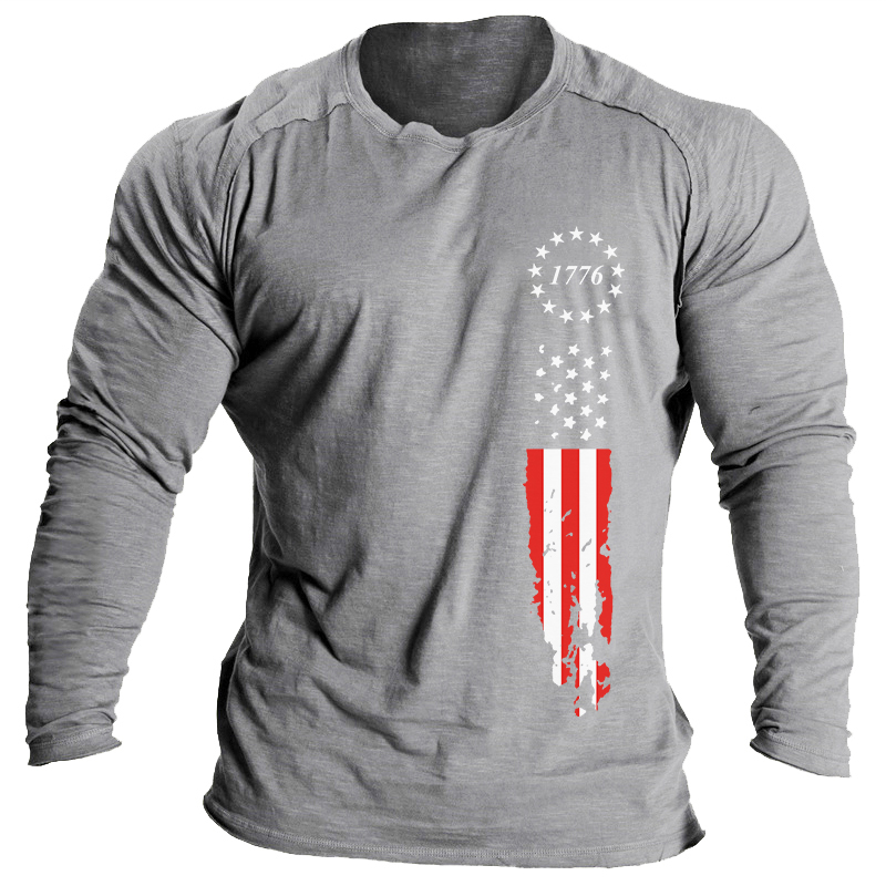 Men's T shirt Tee Graphic Crew Neck Black Blue Green Dark Gray Casual 