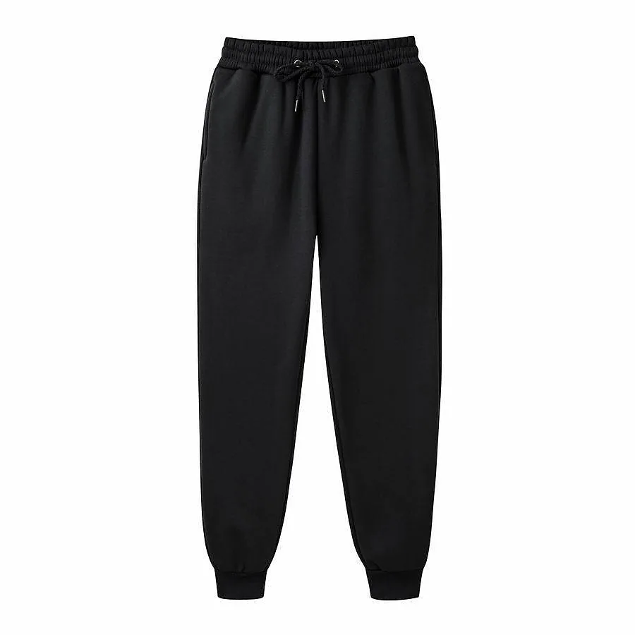 mens sweatpants Active jogger pant with side pocket Fleece Trousers elastic waist Drawstring heavyweight solid color brushed casual pants Workout Pants