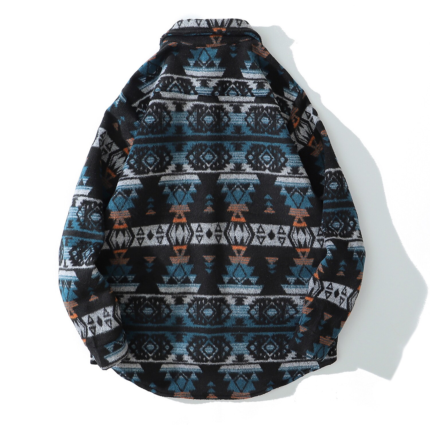 Men's Tribal Geometric Button Down Shirt