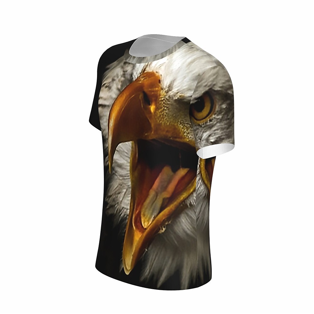 Men's 3D Abstract Print T-Shirt
