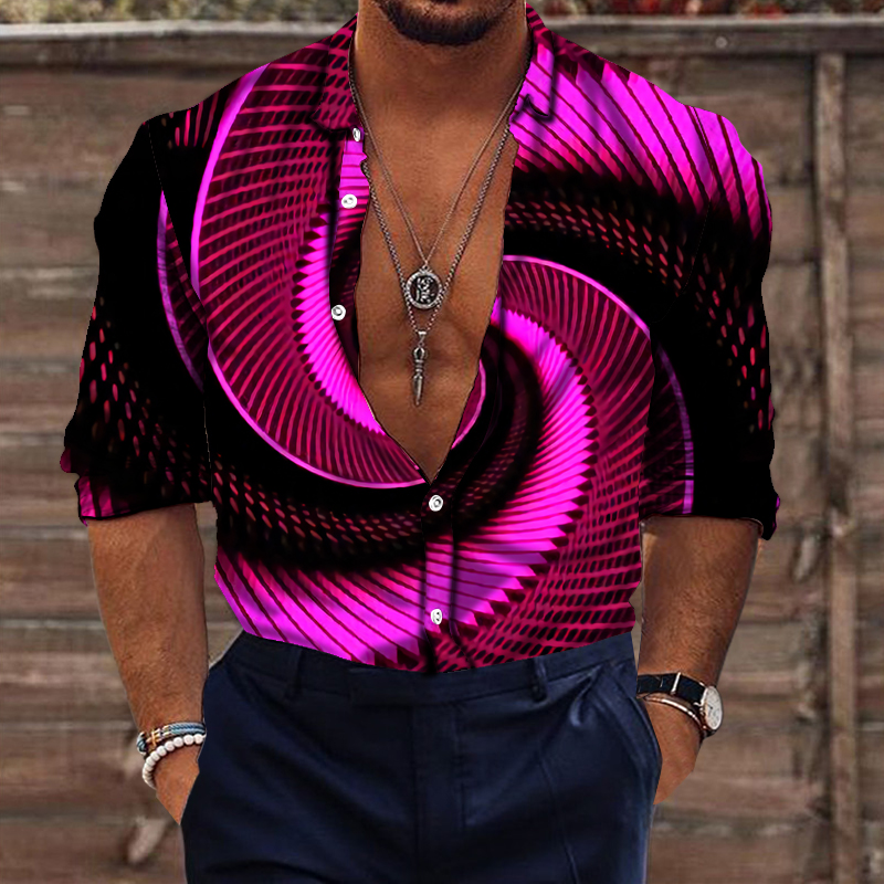 Men's shirts 3D printed tops