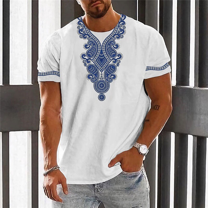 Men's Outdoor Designer Fashion Comfortable Soft Short Sleeves 3D Print T shirt