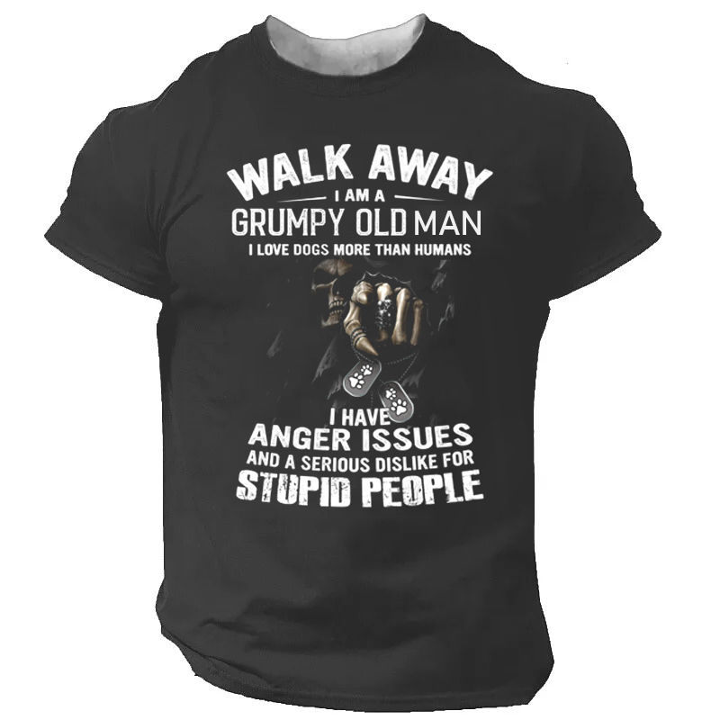 Men's Unisex T shirt Tee 3D Print Graphic Patterned Letter Crew Neck Street Daily Print Short Sleeve Tops Designer Casual Vintage Big and Tall Green Blue Gray / Summer / Summer