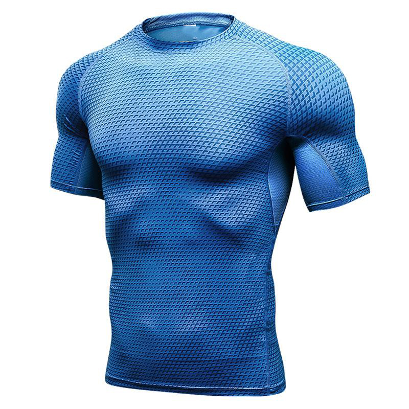 Men's Fitness Running Training Short Sleeve