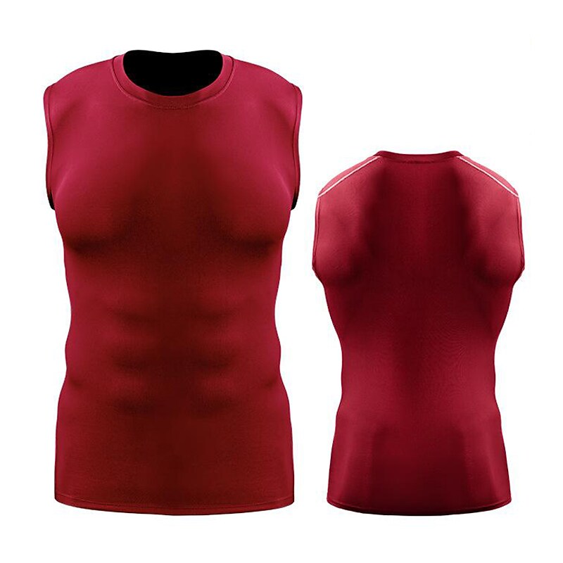 Men's Fitness Sports Hooded Vest