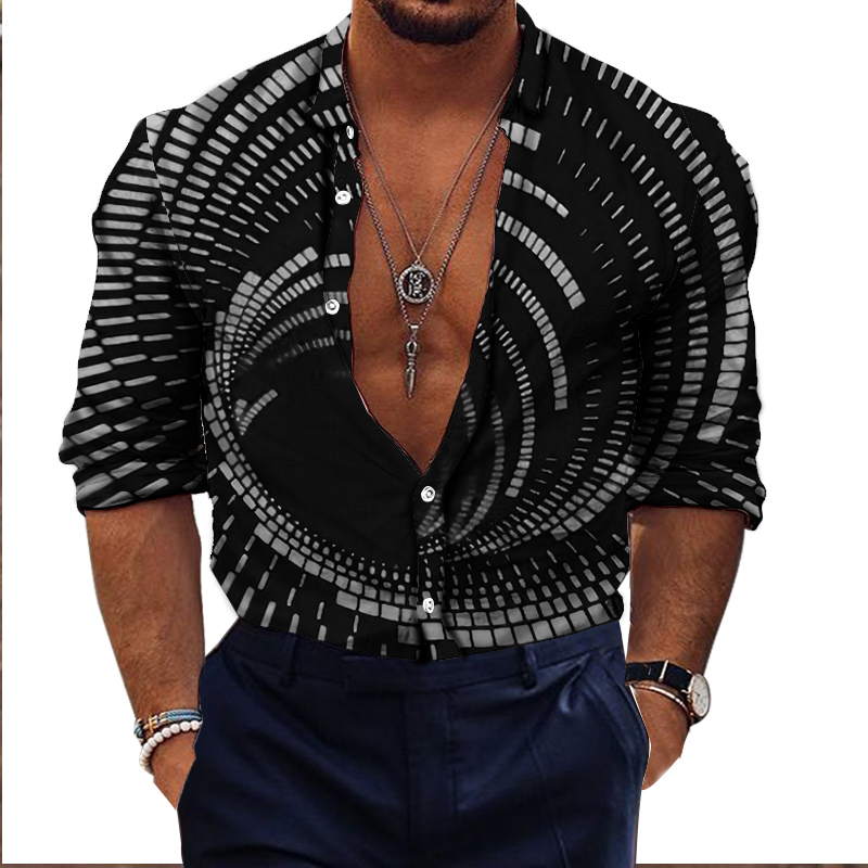 Men's shirts 3D printed tops