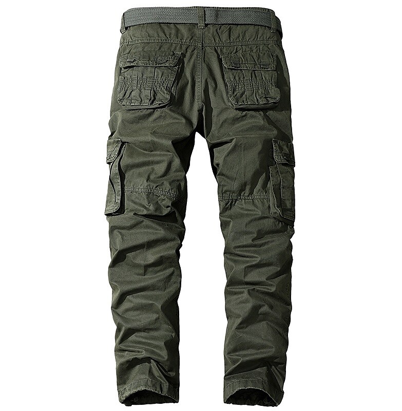 Men's Cargo Pants Trousers Work Pants Multi Pocket 6 Pocket Plain Comf