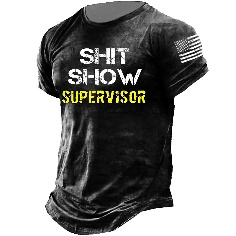 Shit Show Supervisor Men's Vintage T-Shirt