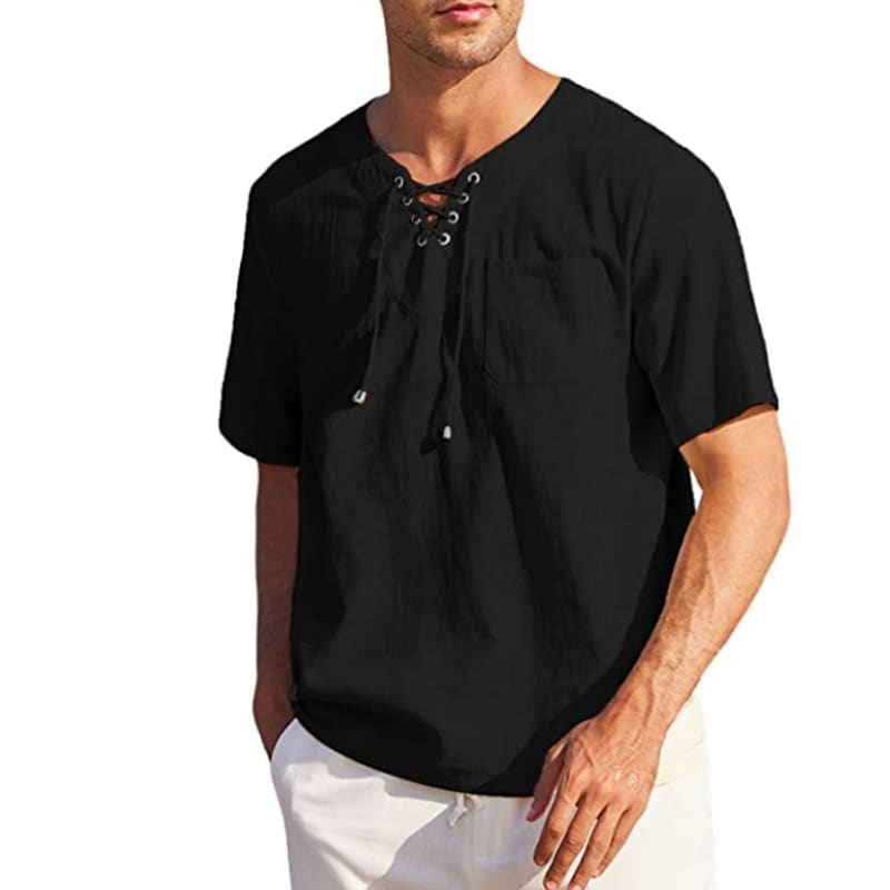 Men's Solid Crew Neck T-Shirt