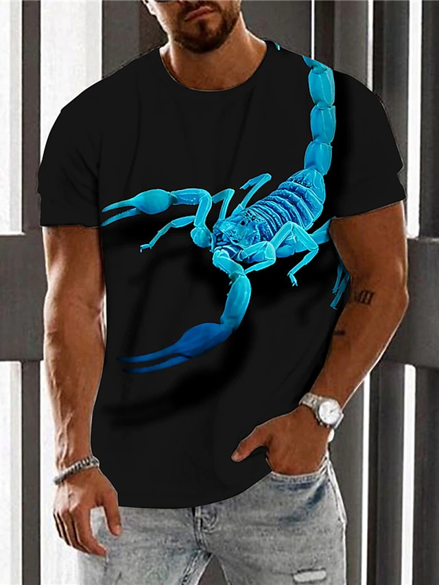 Men's 3D Abstract Print Long Sleeve