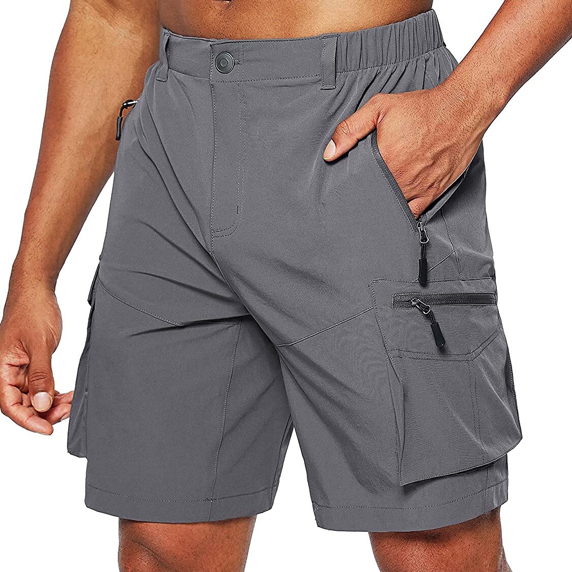 Men's Military Outdoor Ripstop Breathable Quick Dry Lightweight Hiking Shorts 
