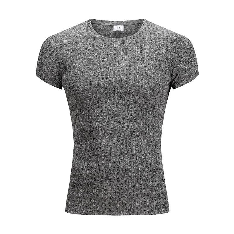 knitted sweater crew neck running short sleeve