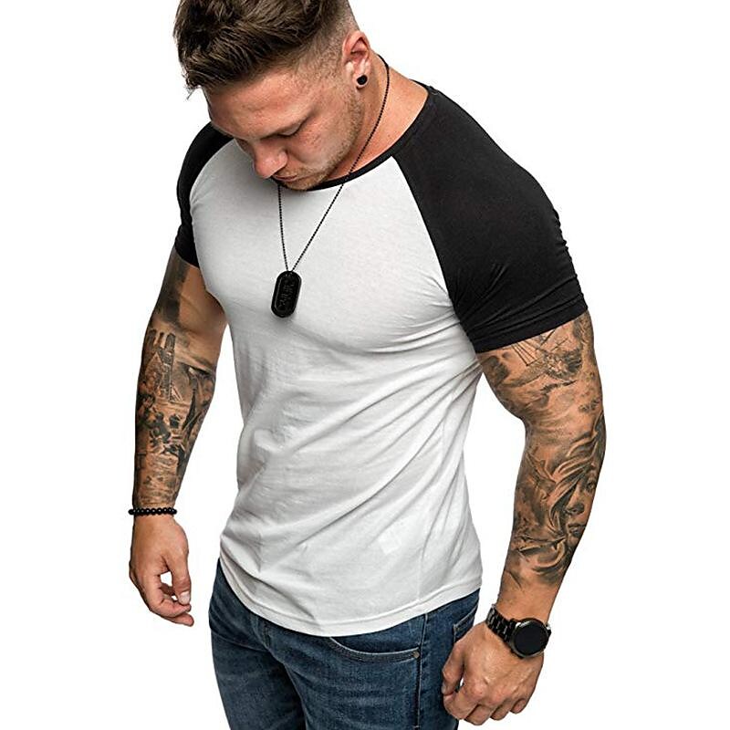 Hot sale colorblock sports t-shirt