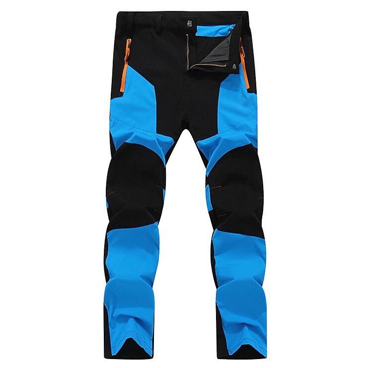 Men's Cargo Pants Hiking Pants Work Pants Trousers Safari Outdoor Pants Water Resistant Windproof Quick Dry Stretch 3 Zipper Pocket Elastic Waist Bottoms Black Khaki Army Green Climbing