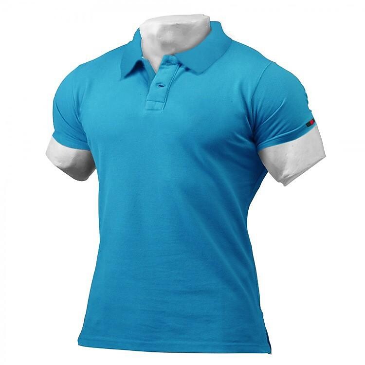 Summer lapel casual polo shirt