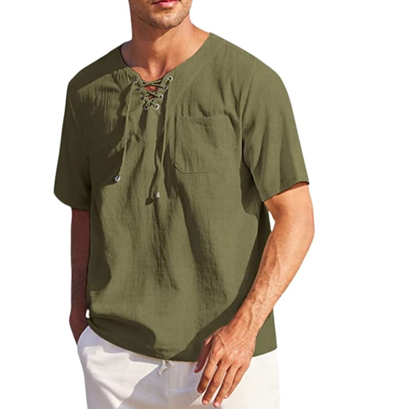 Men's Solid Crew Neck T-Shirt