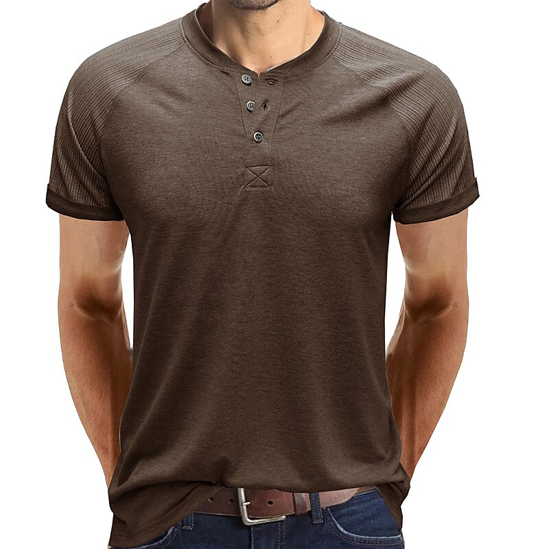 Men's Detail Textured T-Shirt