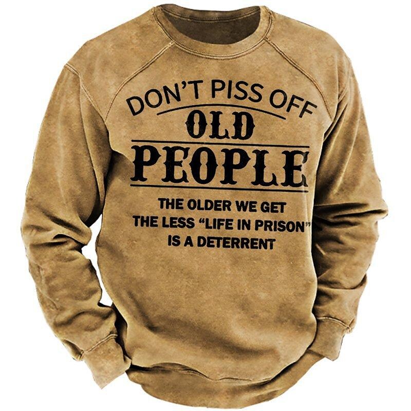  spring and autumn new men's 3d fashion american flag trend printing sweater