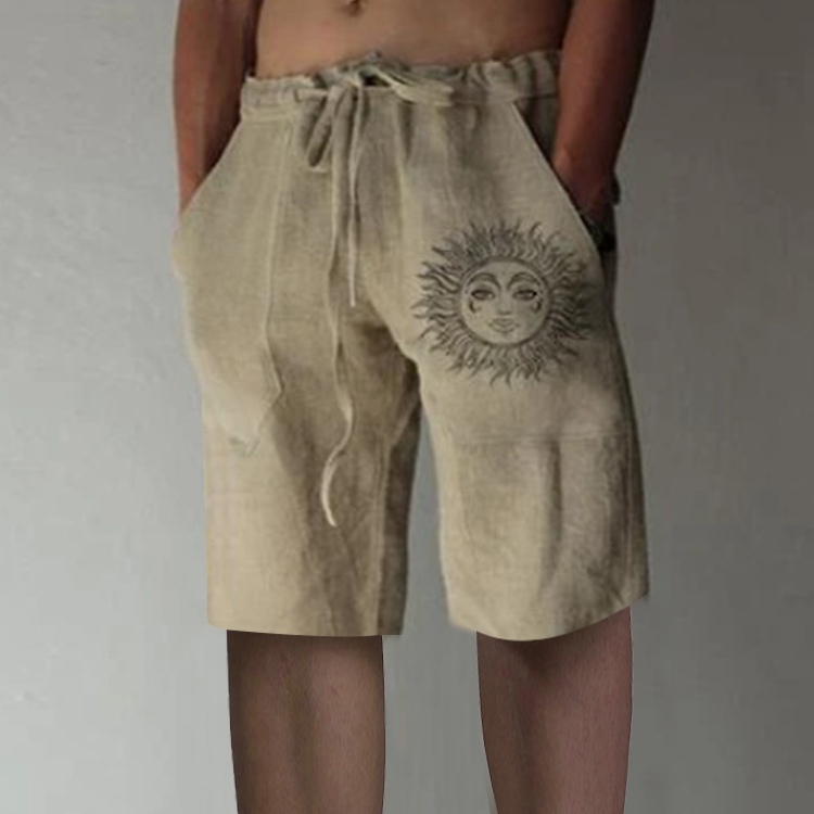 Men's Stretch Drawstring Straight Shorts