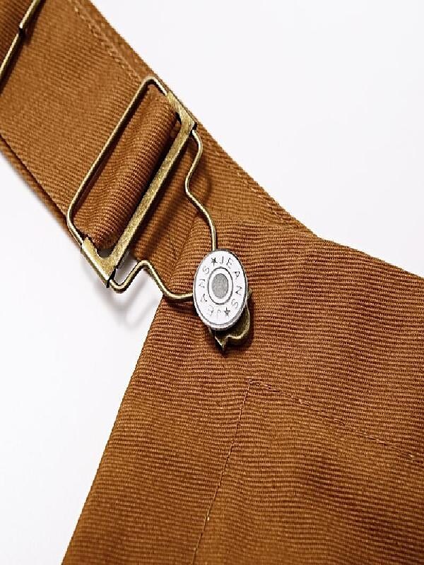 Retro men's loose plus size overalls