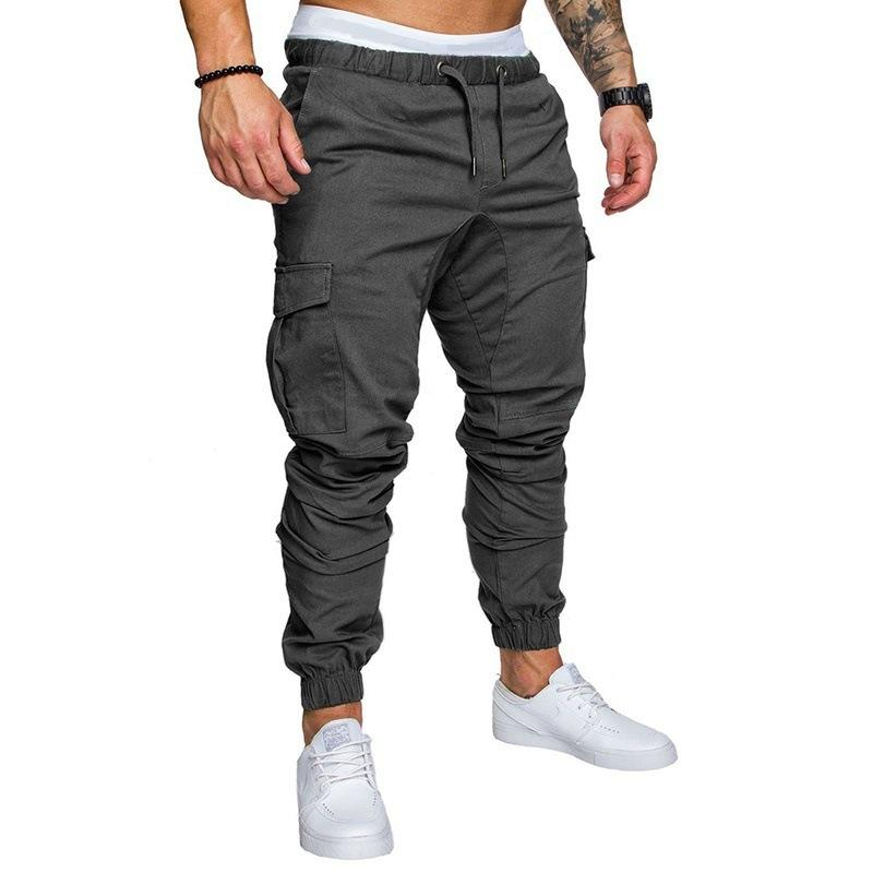 Solid Tie Elastic Lounge Pants
