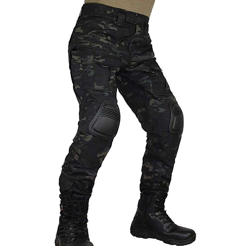 Men's Cargo Pants Work Pants Tactical Pants Military Camo Outdoor Rips