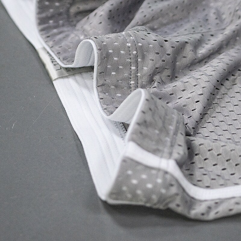 Men's 1pack  Basic Hole Polyester Antibacterial Leak Proof Pure Color Panties  Boxers 